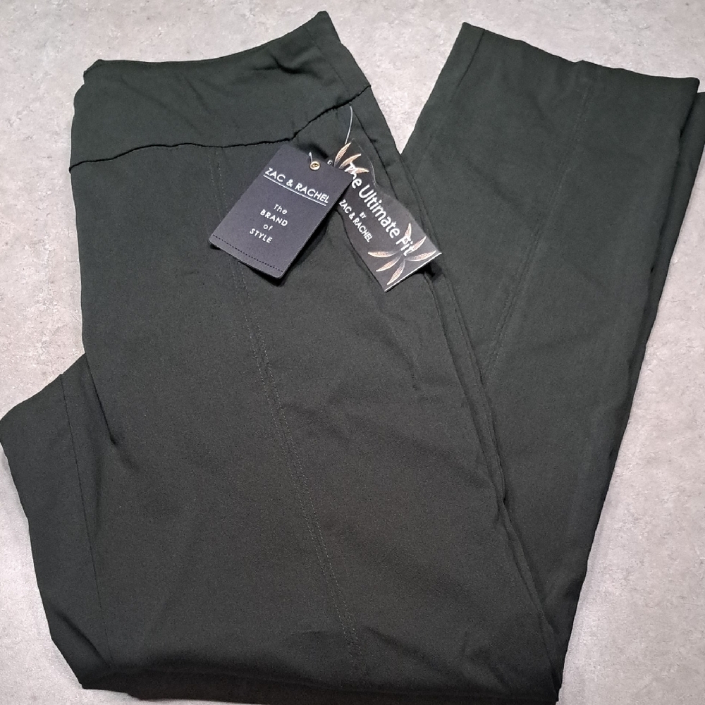 Zac & Rachel Rosin Olive (Green) Trousers - Womens Size 10